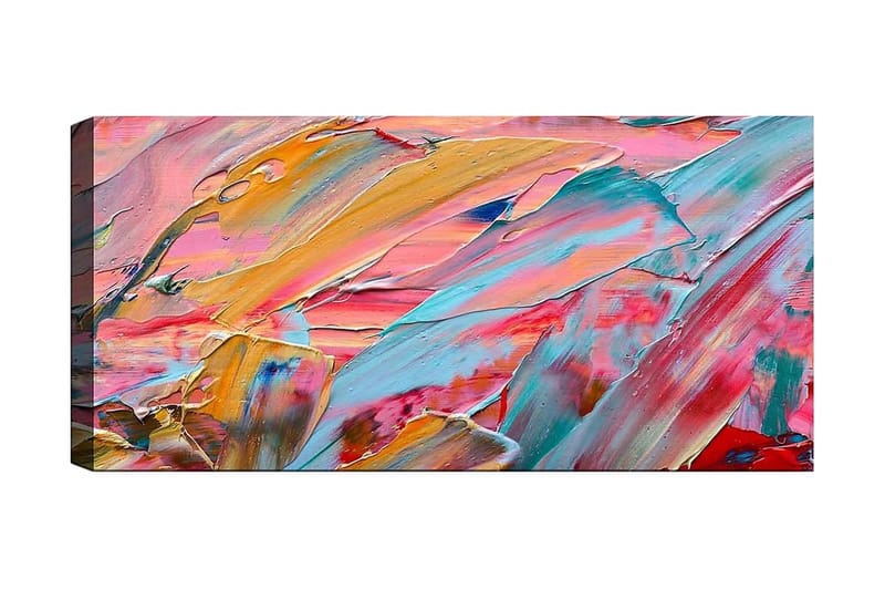 Canvastavla YTY Abstract & Fractals Flerfärgad - 120x50 cm - Inredning - Tavlor & konst - Canvastavlor