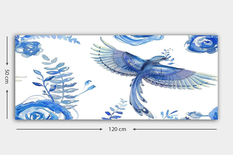 Canvastavla YTY Abstract & Fractals Flerfärgad - 120x50 cm - Inredning - Tavlor & konst - Canvastavlor