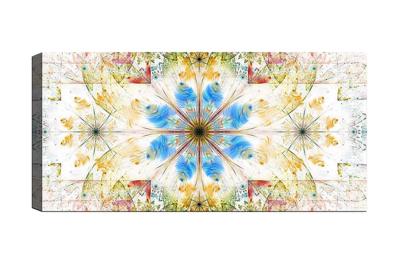 Canvastavla YTY Abstract & Fractals Flerfärgad - 120x50 cm - Inredning - Tavlor & konst - Canvastavlor