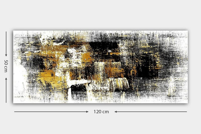 Canvastavla YTY Abstract & Fractals Flerfärgad - 120x50 cm - Inredning - Tavlor & konst - Canvastavlor