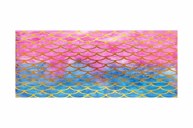 Canvastavla YTY Abstract & Fractals Flerfärgad - 120x50 cm - Inredning - Tavlor & konst - Canvastavlor