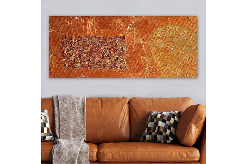 Canvastavla YTY Abstract & Fractals Flerfärgad - 120x50 cm - Inredning - Tavlor & konst - Canvastavlor