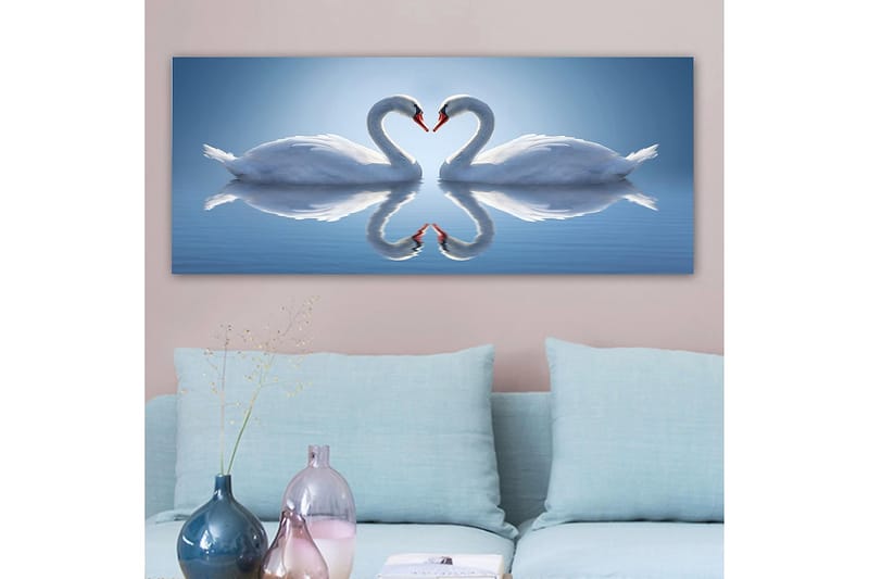 Canvastavla YTY Abstract & Fractals Flerfärgad - 120x50 cm - Inredning - Tavlor & konst - Canvastavlor