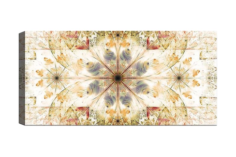 Canvastavla YTY Abstract & Fractals Flerfärgad - 120x50 cm - Inredning - Tavlor & konst - Canvastavlor
