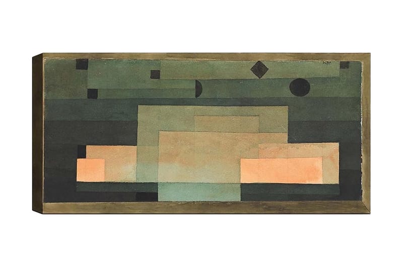 Canvastavla YTY Abstract & Fractals Flerfärgad - 120x50 cm - Inredning - Tavlor & konst - Canvastavlor