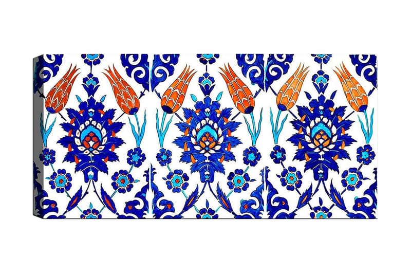 Canvastavla YTY Abstract & Fractals Flerfärgad - 120x50 cm - Inredning - Tavlor & konst - Canvastavlor