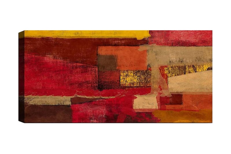 Canvastavla YTY Abstract & Fractals Flerfärgad - 120x50 cm - Inredning - Tavlor & konst - Canvastavlor