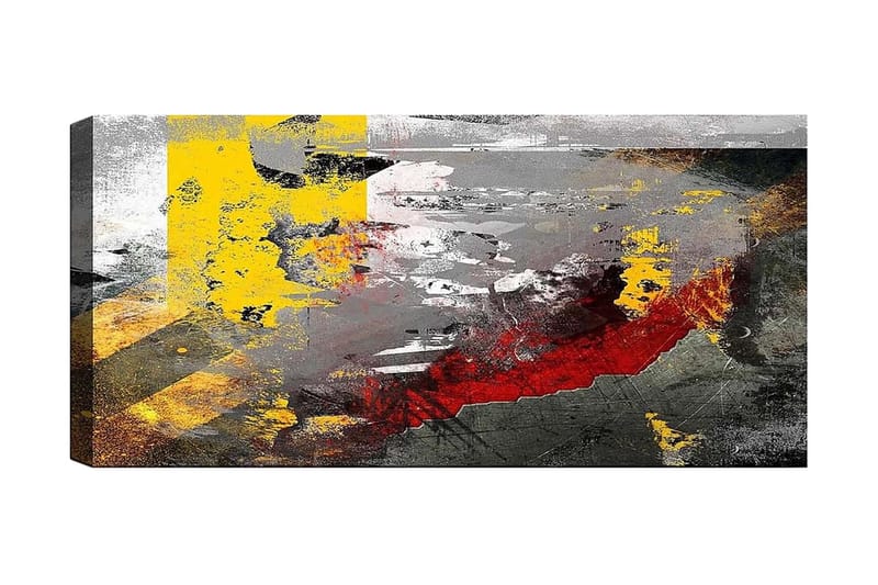 Canvastavla YTY Abstract & Fractals Flerfärgad - 120x50 cm - Inredning - Tavlor & konst - Canvastavlor