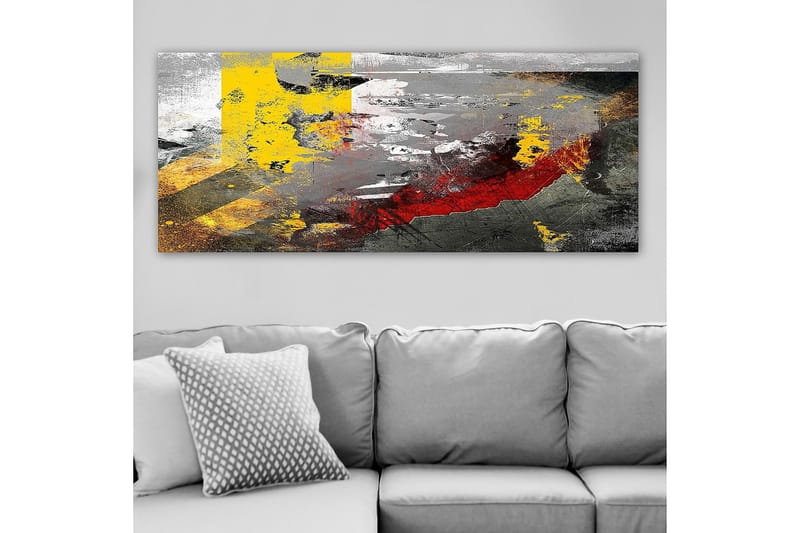 Canvastavla YTY Abstract & Fractals Flerfärgad - 120x50 cm - Inredning - Tavlor & konst - Canvastavlor