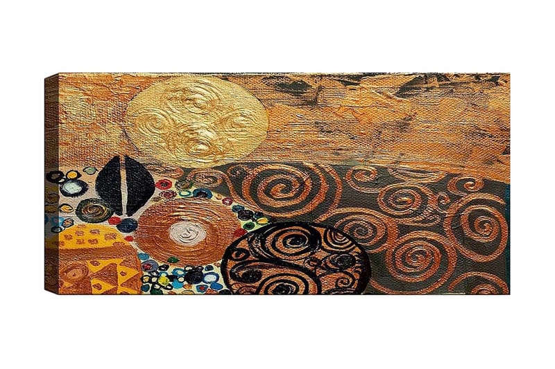 Canvastavla YTY Abstract & Fractals Flerfärgad - 120x50 cm - Inredning - Tavlor & konst - Canvastavlor