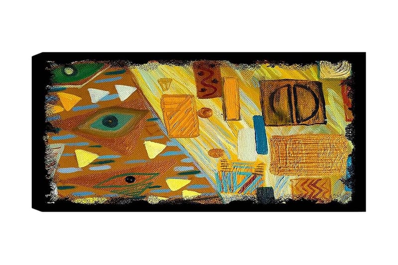 Canvastavla YTY Abstract & Fractals Flerfärgad - 120x50 cm - Inredning - Tavlor & konst - Canvastavlor
