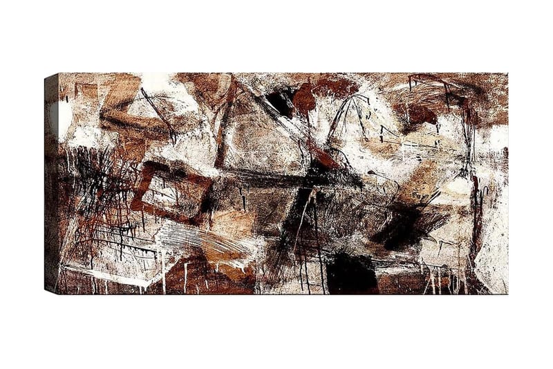 Canvastavla YTY Abstract & Fractals Flerfärgad - 120x50 cm - Inredning - Tavlor & konst - Canvastavlor