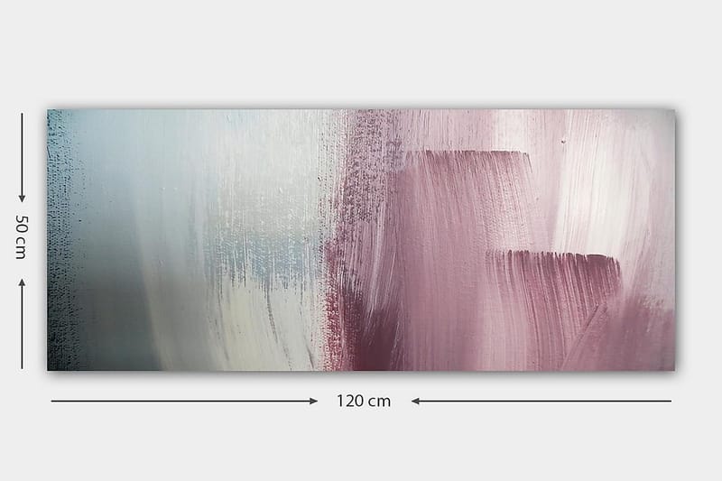 Canvastavla YTY Abstract & Fractals Flerfärgad - 120x50 cm - Inredning - Tavlor & konst - Canvastavlor