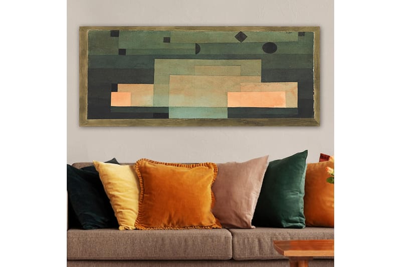 Canvastavla YTY Abstract & Fractals Flerfärgad - 120x50 cm - Inredning - Tavlor & konst - Canvastavlor