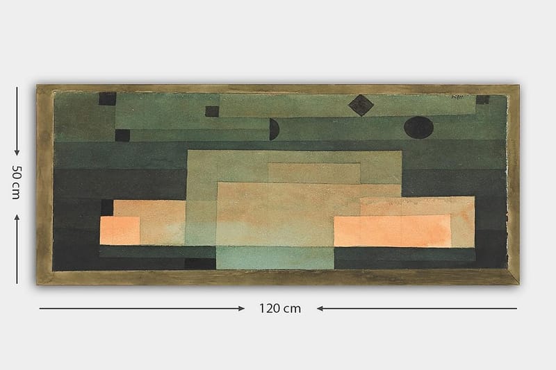 Canvastavla YTY Abstract & Fractals Flerfärgad - 120x50 cm - Inredning - Tavlor & konst - Canvastavlor