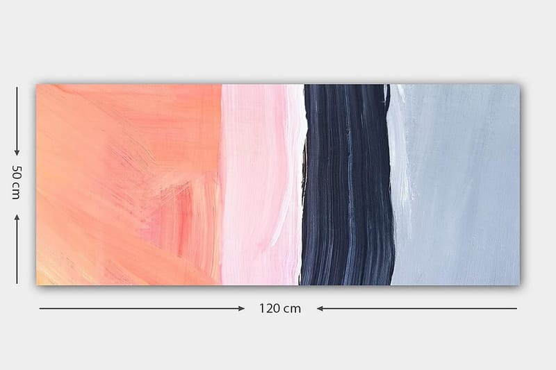 Canvastavla YTY Abstract & Fractals Flerfärgad - 120x50 cm - Inredning - Tavlor & konst - Canvastavlor