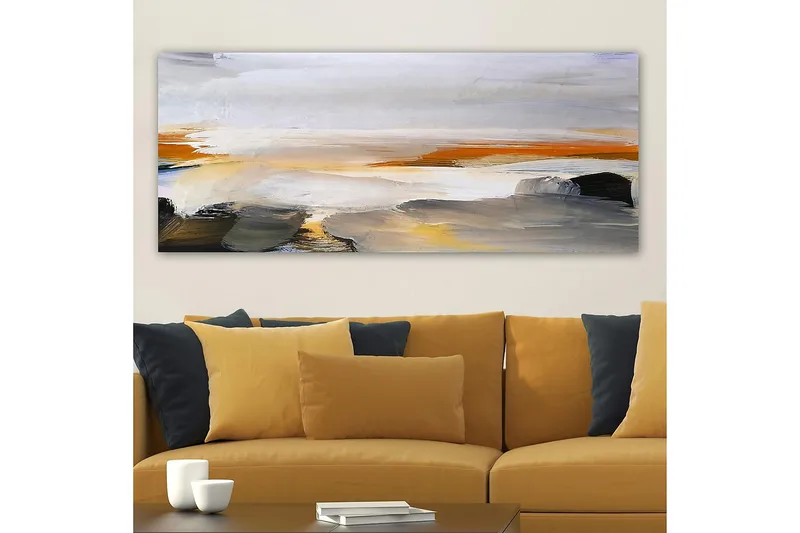 Canvastavla YTY Abstract & Fractals Flerfärgad - 120x50 cm - Inredning - Tavlor & konst - Canvastavlor