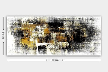 Canvastavla YTY Abstract & Fractals Flerfärgad - 120x50 cm - Inredning - Tavlor & konst - Canvastavlor
