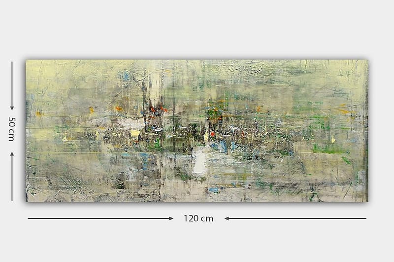 Canvastavla YTY Abstract & Fractals Flerfärgad - 120x50 cm - Inredning - Tavlor & konst - Canvastavlor