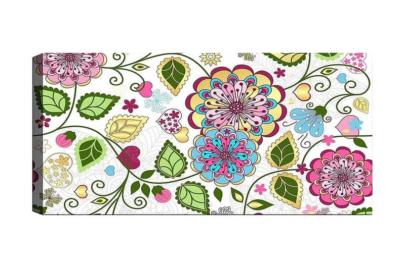 Canvastavla YTY Abstract & Fractals Flerfärgad, 120x50 cm