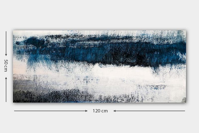 Canvastavla YTY Abstract & Fractals Flerfärgad - 120x50 cm - Inredning - Tavlor & konst - Canvastavlor