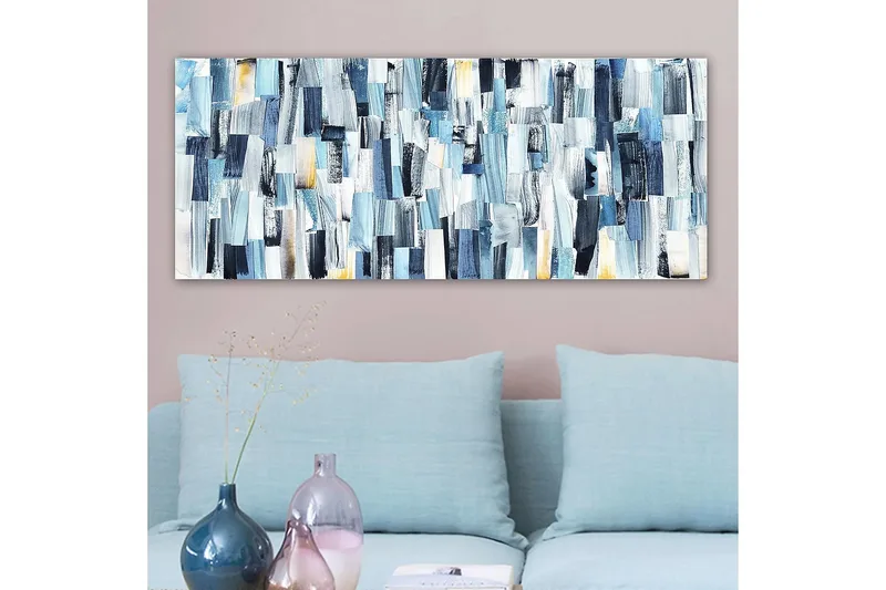 Canvastavla YTY Abstract & Fractals Flerfärgad - 120x50 cm - Inredning - Tavlor & konst - Canvastavlor