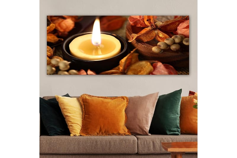 Canvastavla YTY Abstract & Fractals Flerfärgad - 120x50 cm - Inredning - Tavlor & konst - Canvastavlor