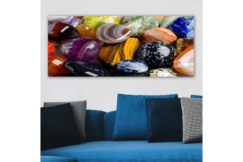 Canvastavla YTY Abstract & Fractals Flerfärgad - 120x50 cm - Inredning - Tavlor & konst - Canvastavlor