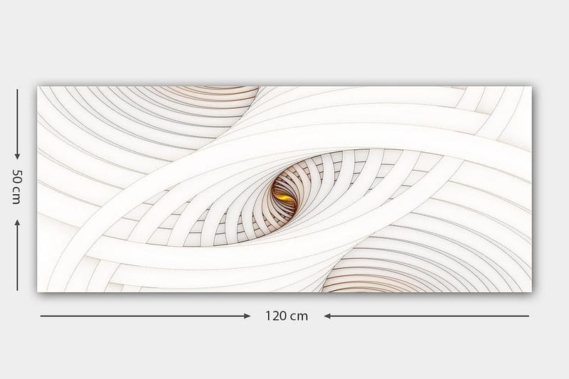 Canvastavla YTY Abstract & Fractals Flerfärgad - 120x50 cm - Inredning - Tavlor & konst - Canvastavlor