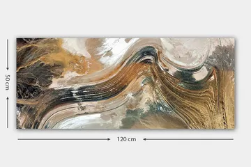 Canvastavla YTY Abstract & Fractals Flerfärgad - 120x50 cm - Inredning - Tavlor & konst - Canvastavlor