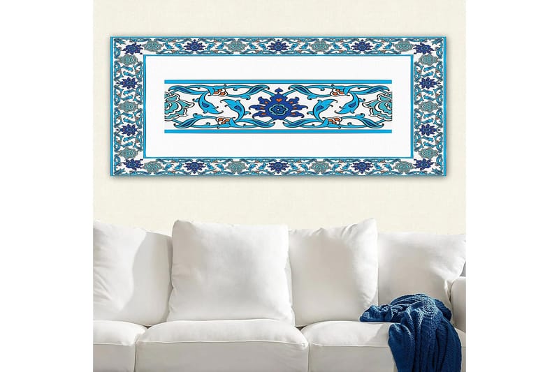 Canvastavla YTY Abstract & Fractals Flerfärgad - 120x50 cm - Inredning - Tavlor & konst - Canvastavlor