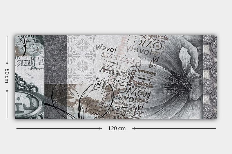 Canvastavla YTY Abstract & Fractals Flerfärgad - 120x50 cm - Inredning - Tavlor & konst - Canvastavlor