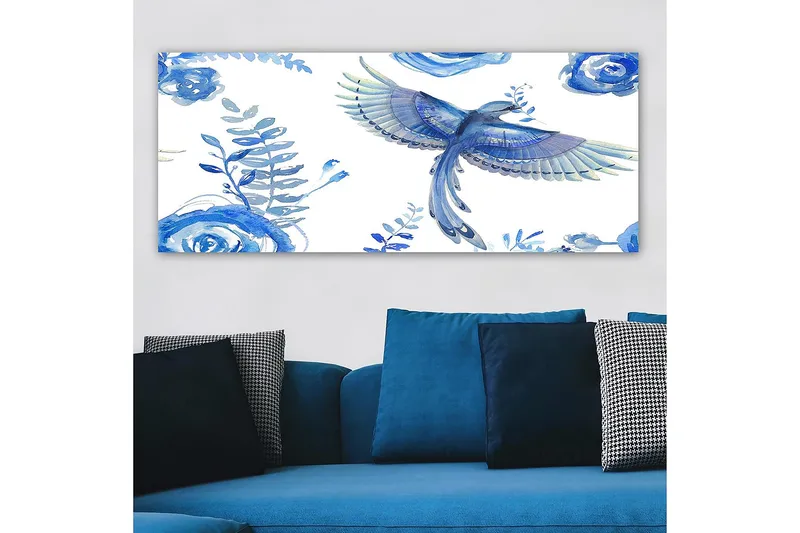 Canvastavla YTY Abstract & Fractals Flerfärgad - 120x50 cm - Inredning - Tavlor & konst - Canvastavlor