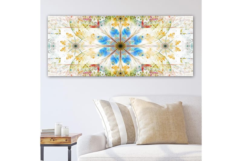Canvastavla YTY Abstract & Fractals Flerfärgad - 120x50 cm - Inredning - Tavlor & konst - Canvastavlor