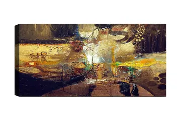 Canvastavla YTY Abstract & Fractals Flerfärgad - 120x50 cm - Inredning - Tavlor & konst - Canvastavlor