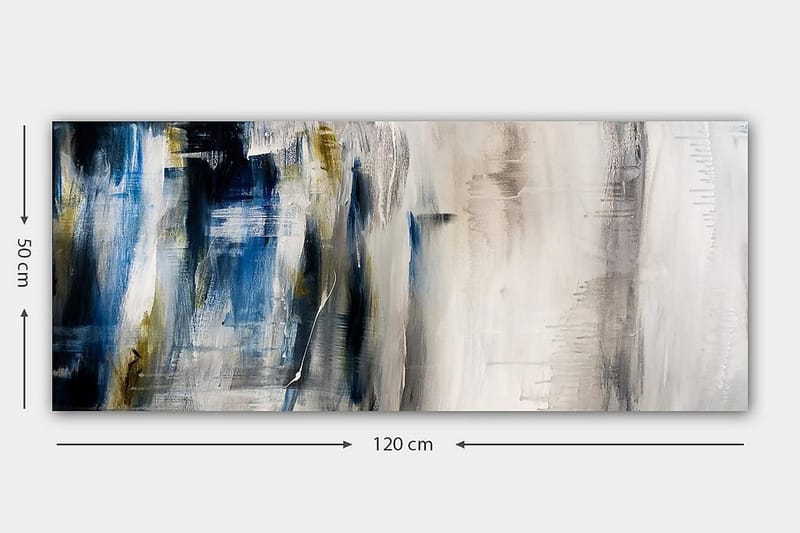 Canvastavla YTY Abstract & Fractals Flerfärgad - 120x50 cm - Inredning - Tavlor & konst - Canvastavlor