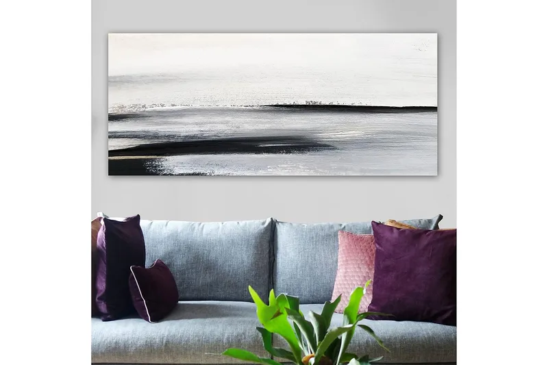 Canvastavla YTY Abstract & Fractals Flerfärgad - 120x50 cm - Inredning - Tavlor & konst - Canvastavlor