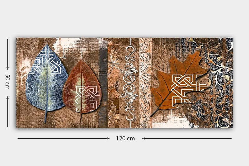 Canvastavla YTY Abstract & Fractals Flerfärgad - 120x50 cm - Inredning - Tavlor & konst - Canvastavlor