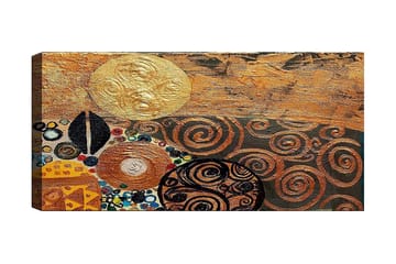 Canvastavla YTY Abstract & Fractals Flerfärgad - 120x50 cm - Inredning - Tavlor & konst - Canvastavlor