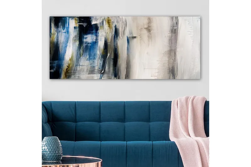 Canvastavla YTY Abstract & Fractals Flerfärgad - 120x50 cm - Inredning - Tavlor & konst - Canvastavlor