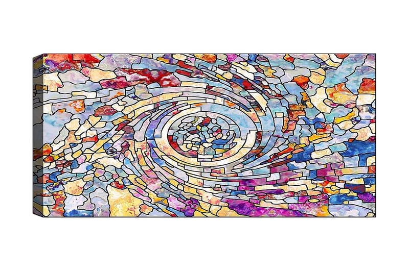 Canvastavla YTY Abstract & Fractals Flerfärgad, 120x50 cm