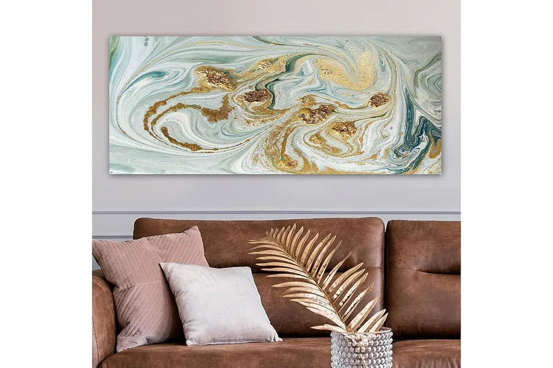 Canvastavla YTY Abstract & Fractals Flerfärgad - 120x50 cm - Inredning - Tavlor & konst - Canvastavlor