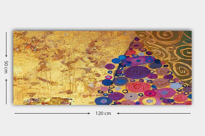 Canvastavla YTY Abstract & Fractals Flerfärgad - 120x50 cm - Inredning - Tavlor & konst - Canvastavlor