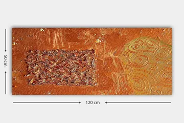 Canvastavla YTY Abstract & Fractals Flerfärgad - 120x50 cm - Inredning - Tavlor & konst - Canvastavlor