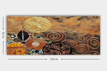 Canvastavla YTY Abstract & Fractals Flerfärgad - 120x50 cm - Inredning - Tavlor & konst - Canvastavlor