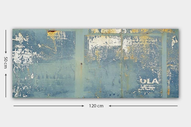 Canvastavla YTY Abstract & Fractals Flerfärgad - 120x50 cm - Inredning - Tavlor & konst - Canvastavlor