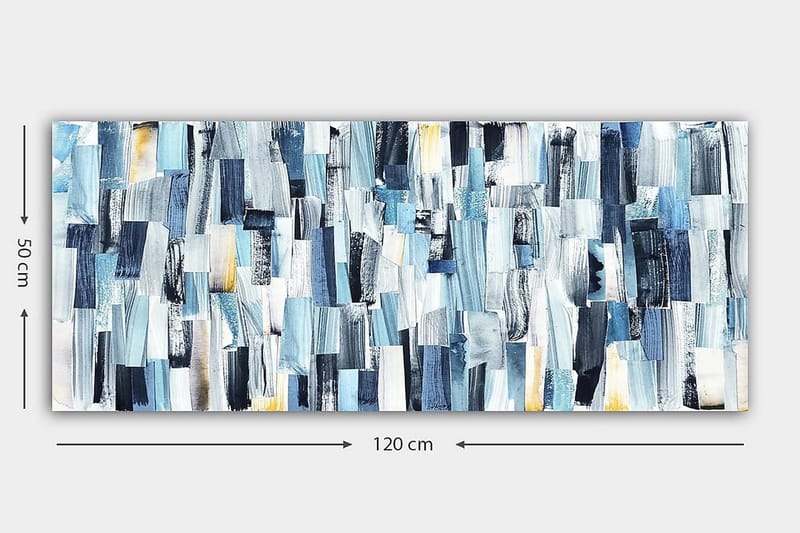 Canvastavla YTY Abstract & Fractals Flerfärgad - 120x50 cm - Inredning - Tavlor & konst - Canvastavlor