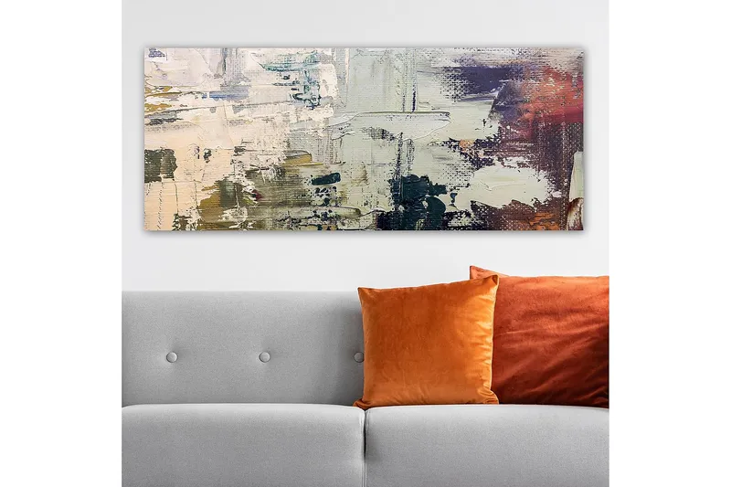 Canvastavla YTY Abstract & Fractals Flerfärgad - 120x50 cm - Inredning - Tavlor & konst - Canvastavlor