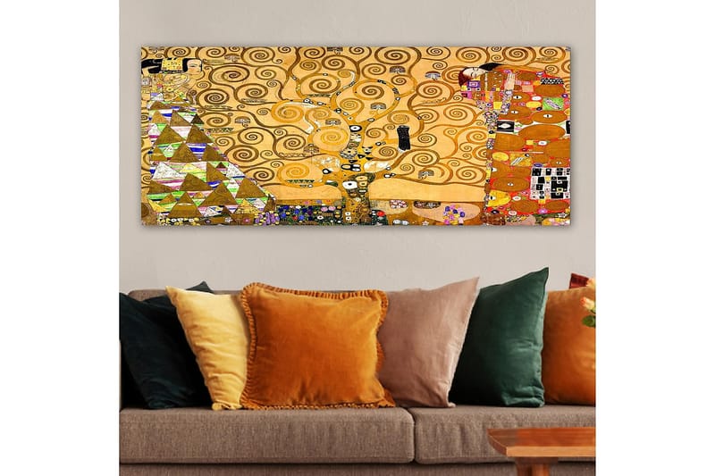 Canvastavla YTY Abstract & Fractals Flerfärgad - 120x50 cm - Inredning - Tavlor & konst - Canvastavlor