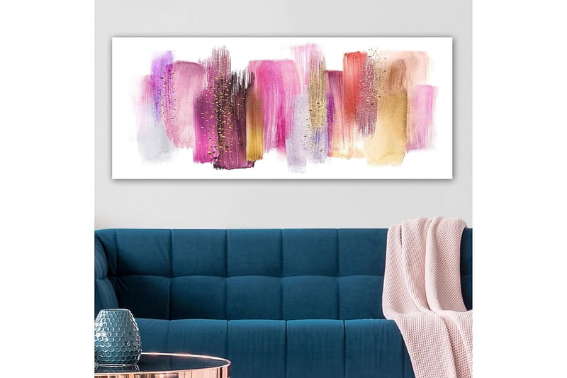 Canvastavla YTY Abstract & Fractals Flerfärgad - 120x50 cm - Inredning - Tavlor & konst - Canvastavlor